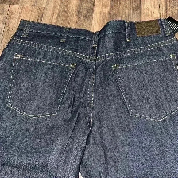 J Ferrar Relaxed Straight Blue Jeans Mens 42x30 - Picture 5 of 5
